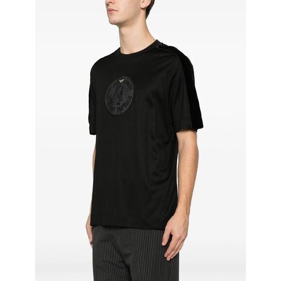 Emporio Armani Black T-Shirts & Vests - T-Shirts Men